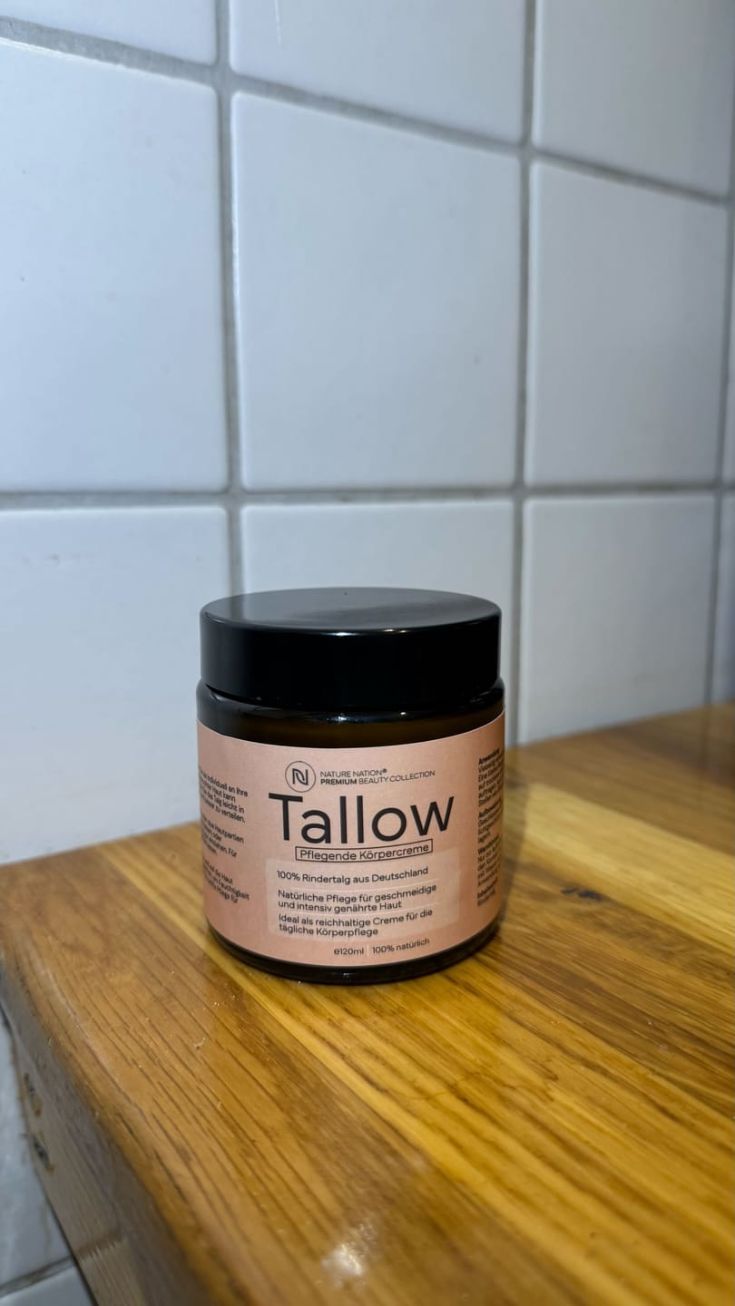 Customer photo review of Tallow Rindertalg Creme Natur – 100% natürliche Hautpflege Unparfümiert