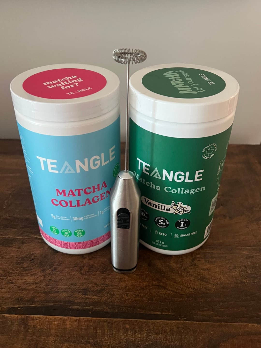 Customer photo review of Teangle - Matcha Collagène 333g - 411g