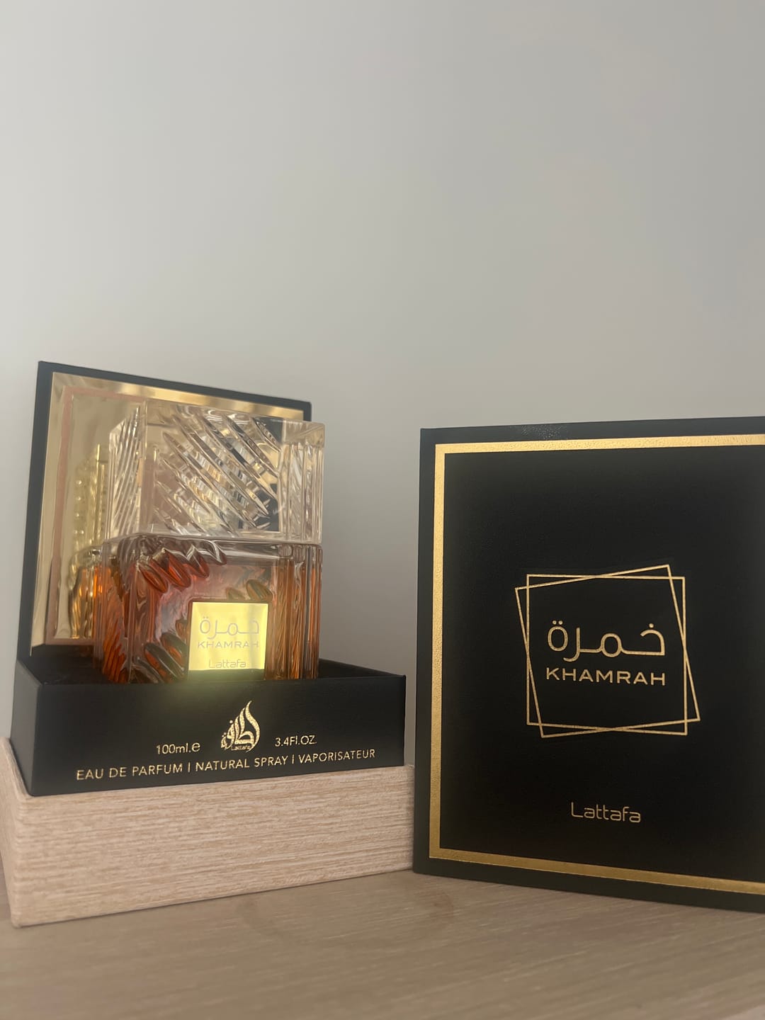 Customer photo review of Eau de Parfum Khamrah - Lattafa 100 ML