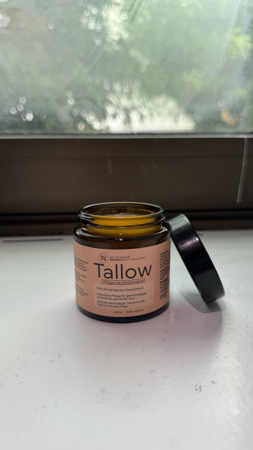 Customer photo review of Tallow Rindertalg Creme Natur – 100% natürliche Hautpflege Unparfümiert