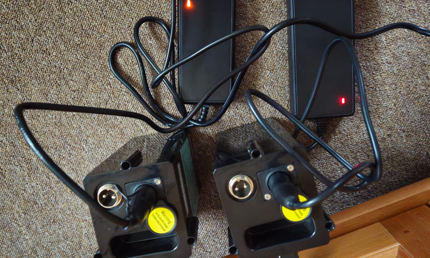 Customer photo review of Battery Charger for Electric Wheelchair 24V 2A