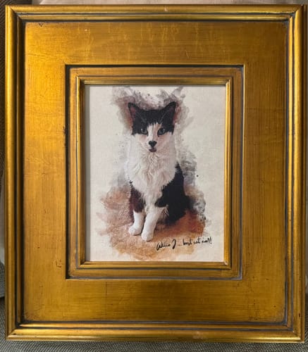 Customer photo review of Personalized photo Painting