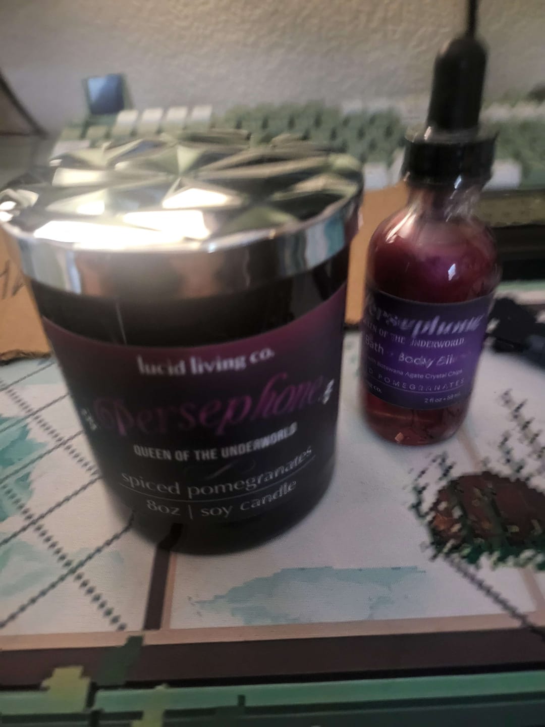Customer photo review of Persephone Bath & Body Oil