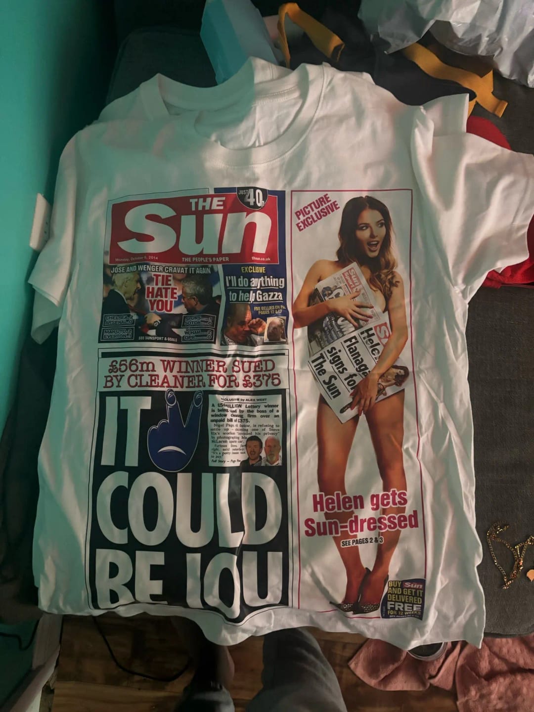 Customer photo review of THE SUN TEE