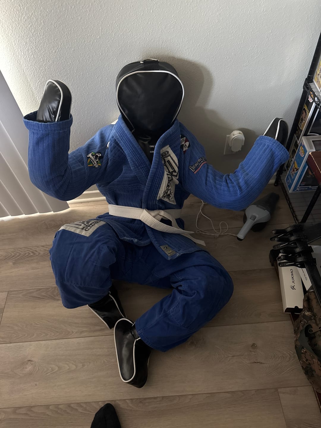 Customer photo review of Adults Essential BJJ Grappling Dummy – 5'7" (170 cm), Unfilled