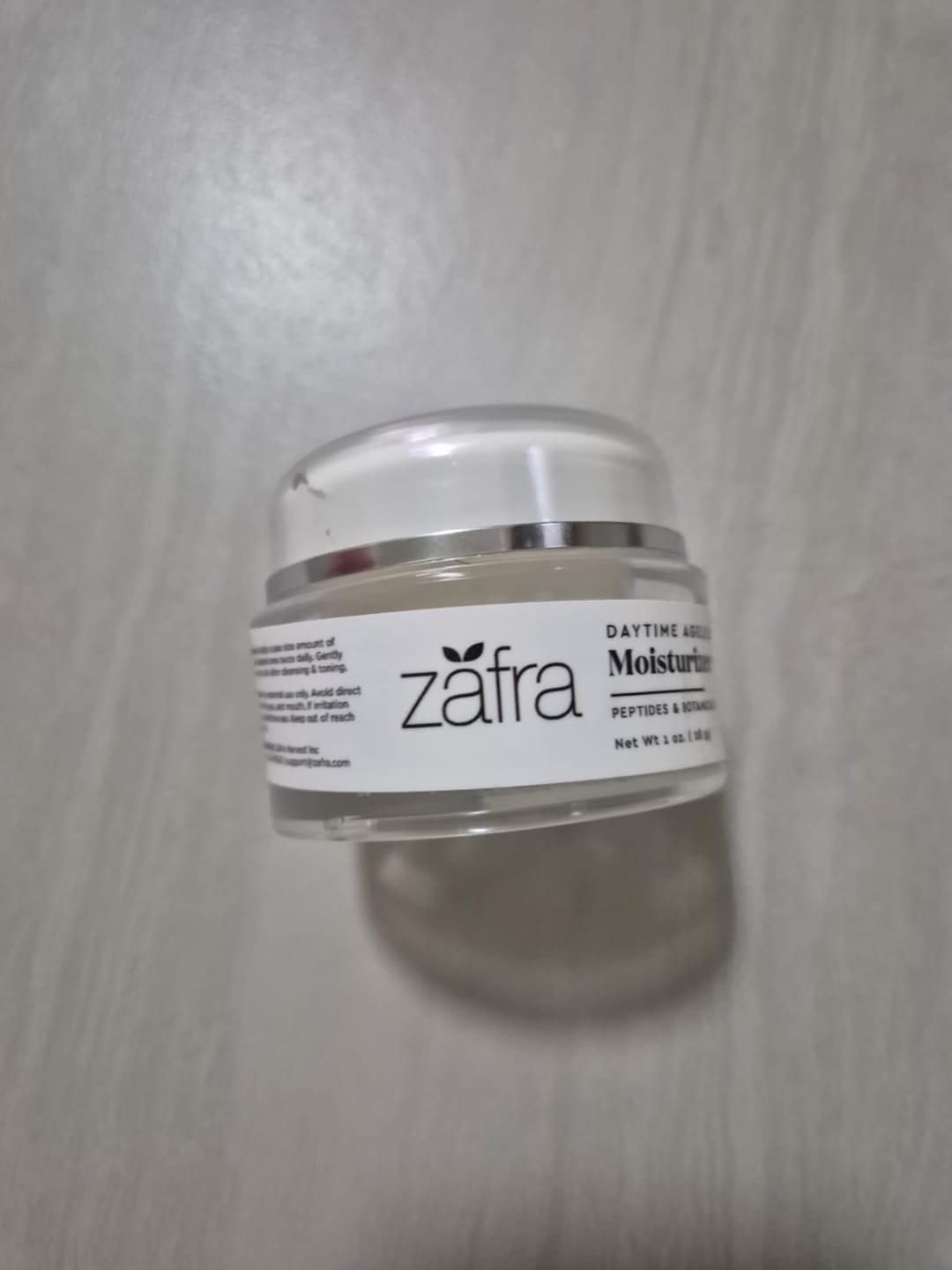 Customer photo review of Zafra Hydrating Face Moisturizer
