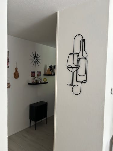 Customer photo review of Décoration Murale en Métal - Thème de vin
