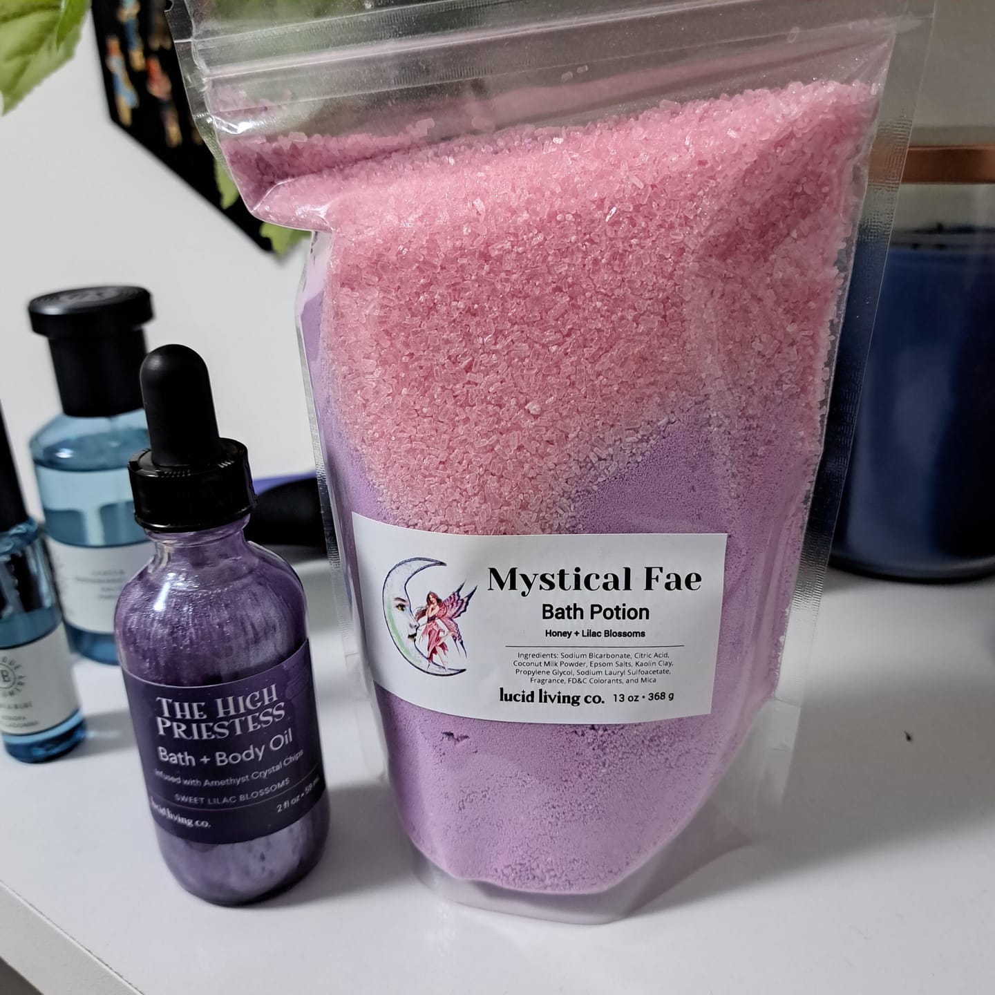 Customer photo review of The High Priestess Bath & Body Oil
