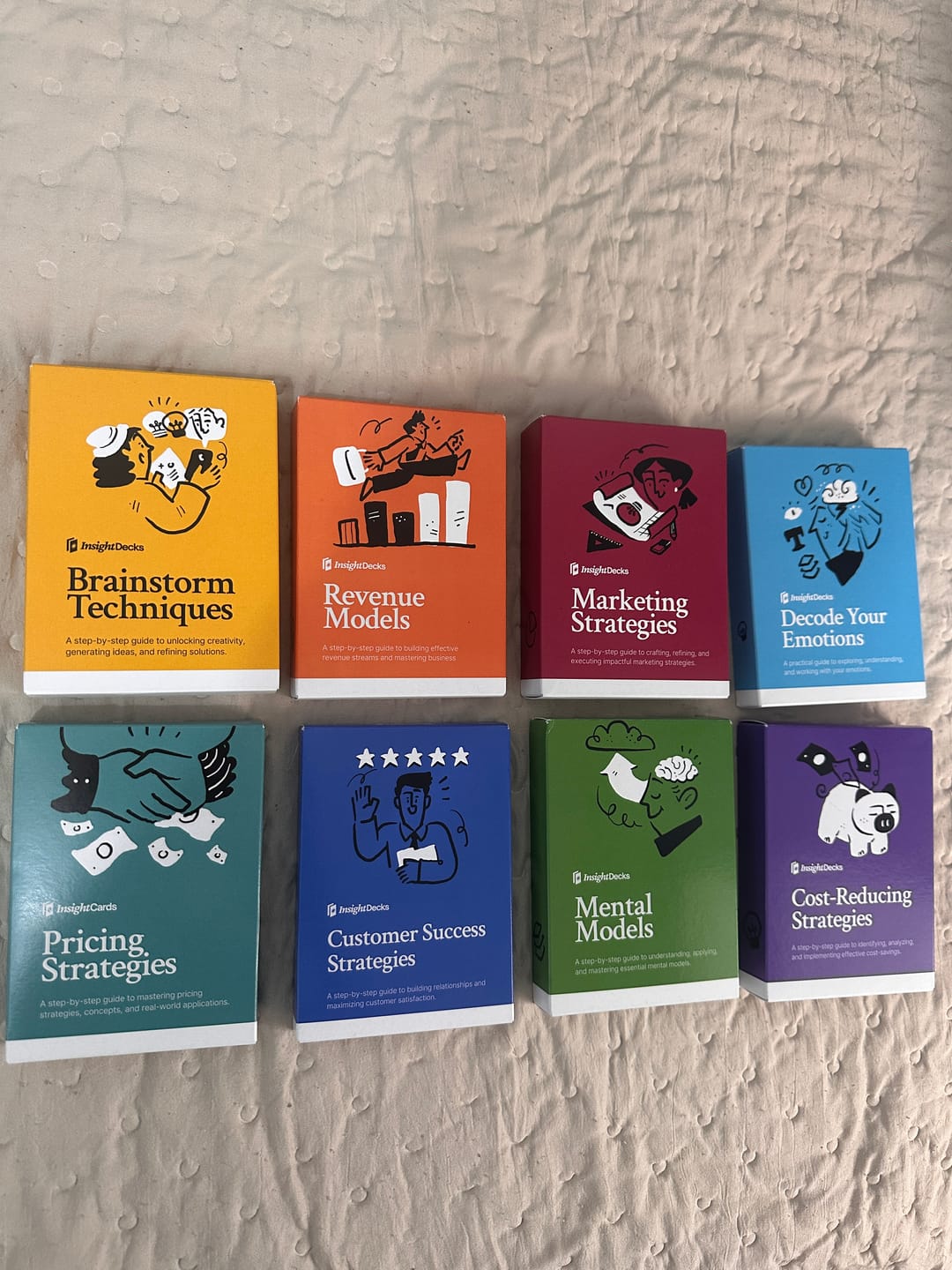 Customer photo review of Marketing Strategies Card Deck