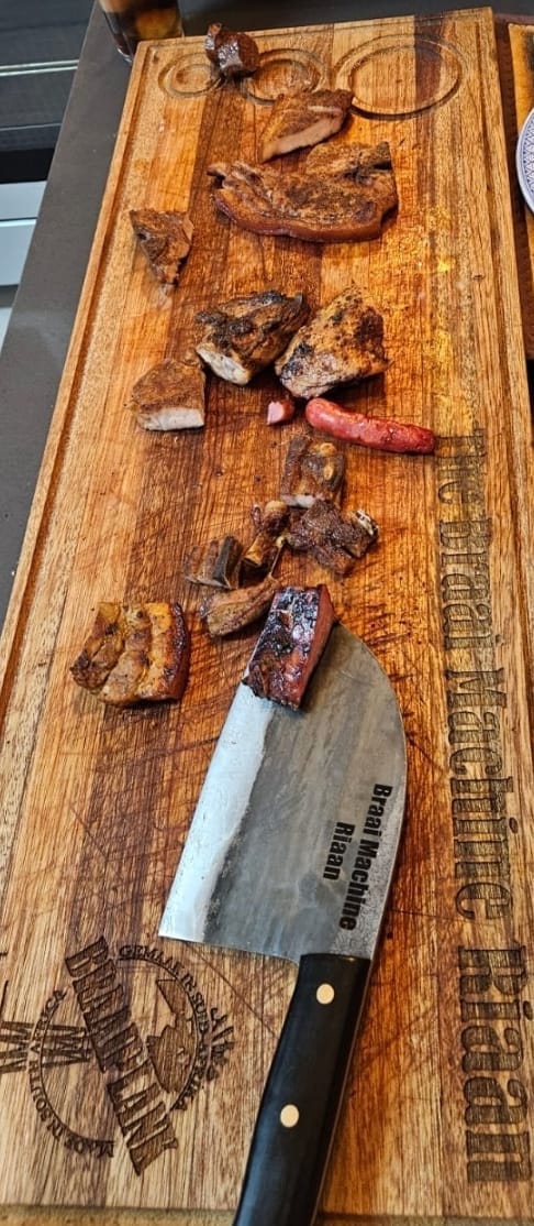 Customer photo review of BraaiPlank™ Diamond Rolling Knife Sharpening Kit