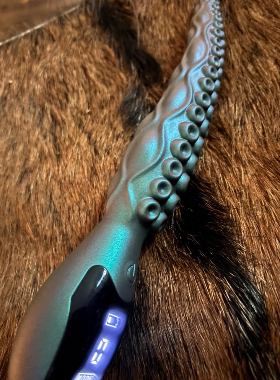 Customer photo review of LED Vibro Fantasy dildo extra delightful friction