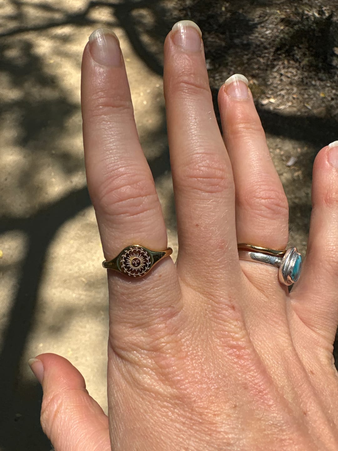 Customer photo review of Summer Solstice Gold Ring