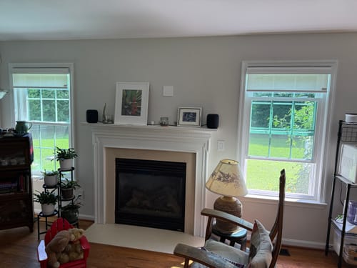 Customer photo review of SmartWings Motorized Light Filtering Solar Shades 1%/3%/5% Openness Aventus