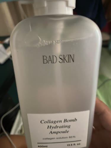 Customer photo review of Bad Skin™ Korean Collagen Bomb Hydrating Ampoule