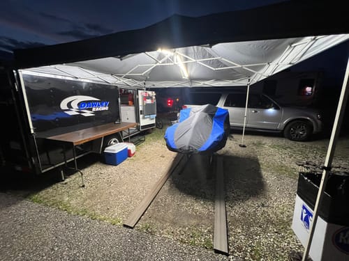 Customer photo review of Racing Canopy Pit Light Set - 10,000 Lumens
