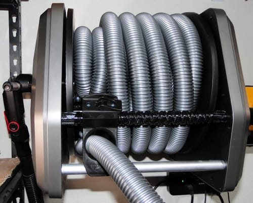 Customer photo review of Retractable Vacuum Extension Hose Reel-1-1/4in-30ft