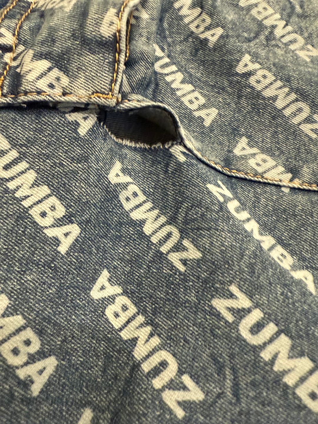 Customer photo review of Blue Jean Baggy Denim Cargo Pants