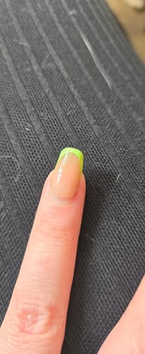 Customer photo review of XCOATTIPS® French - Short Square Brighter Pastel Tips