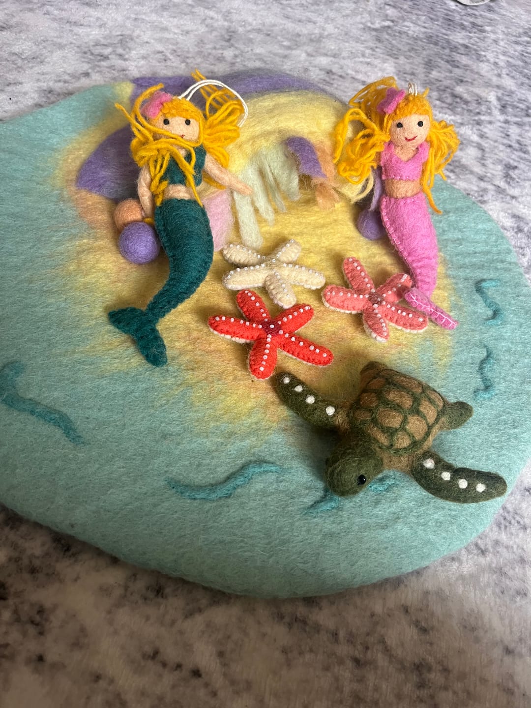 Customer photo review of Felt Green Sea Turtle