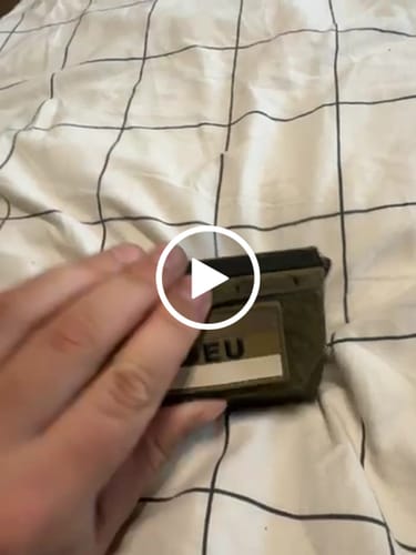 Customer video review of Tactical Wallet Münzfach - Steingrau Oliv