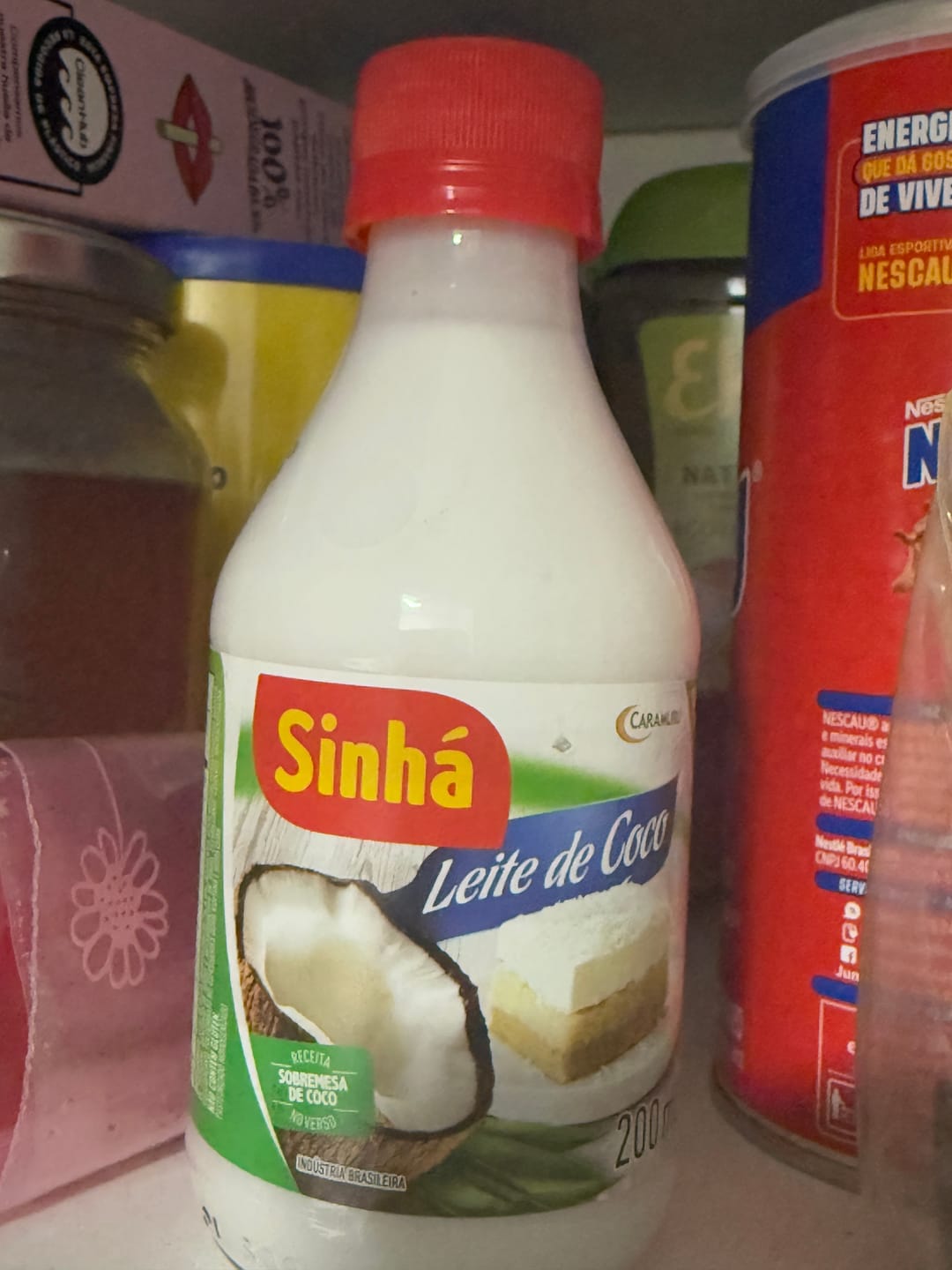 Customer photo review of Leite de Coco Sinhá 200ml.