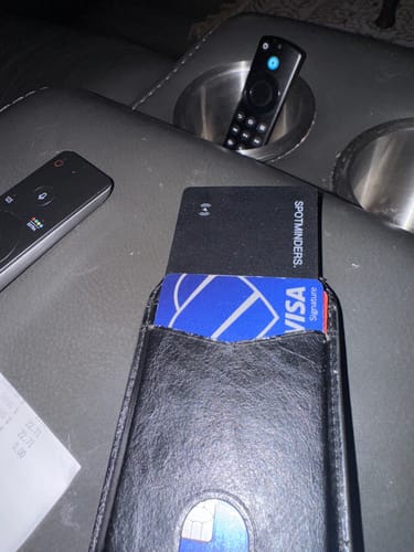 Customer photo review of SPOTMINDERS. Tracking card