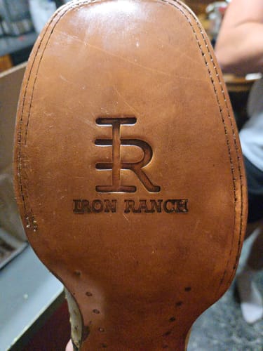 Customer photo review of ORIX TAN OSTRICH | MEN SQUARE TOE WESTERN COWBOY BOOTS