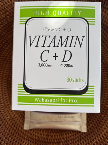 Customer photo review of ビタミンC+D -Wakasapri for Pro.