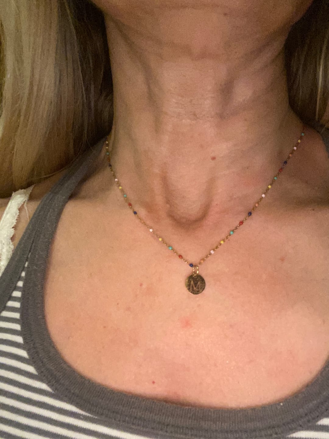 Customer photo review of Collar Letras ABC