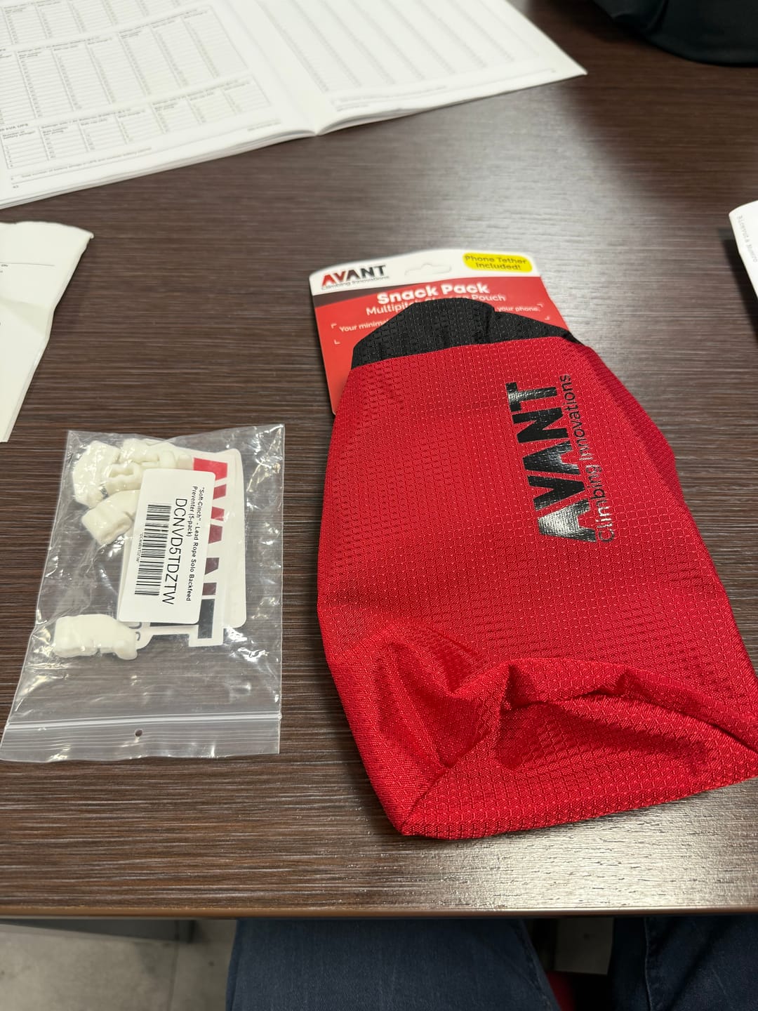 Customer photo review of "Snack Pack" Multipitch Storage Pouch