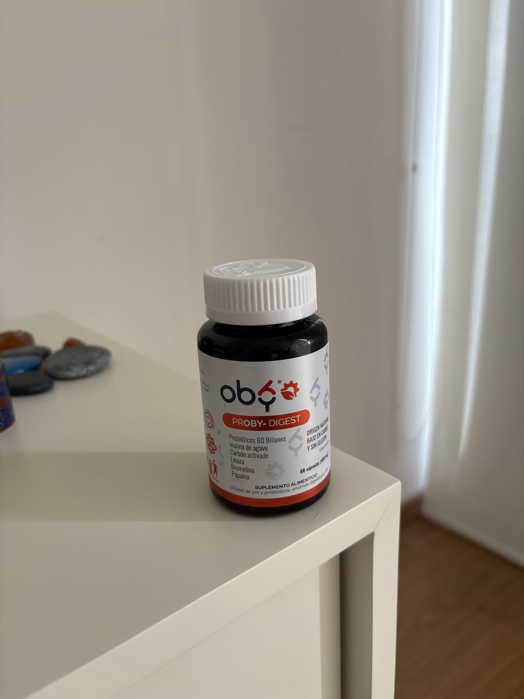 Customer photo review of Proby Digest | 60 billones Probioticos y Prebioticos inulina Agave, Enzimas, Fibra, Carbon Activado $̶4̶4̶9̶.̶0̶0̶