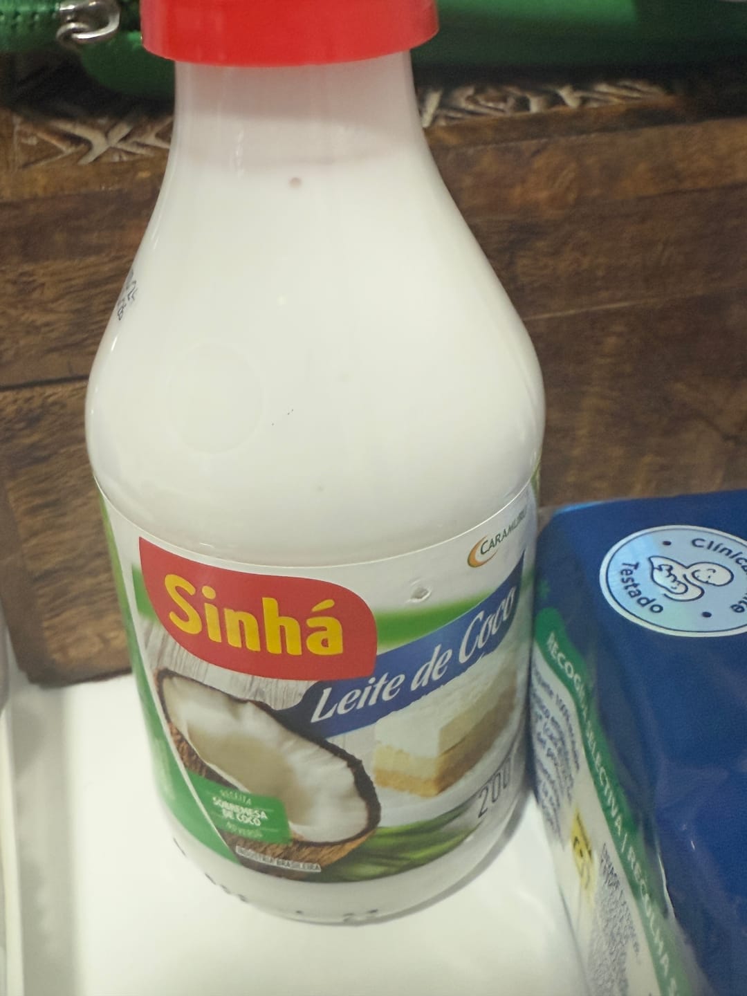 Customer photo review of Leite de Coco Sinhá 200ml.