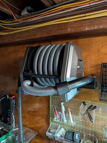 Customer photo review of Retractable Vacuum Extension Hose Reel-1-1/4in-30ft