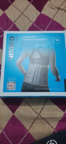 Customer photo review of Lumbocare (Lumbo Sacral Belt) | Provides Support to the Lower Back | Pain solution for Back and Abdomen (Grey)