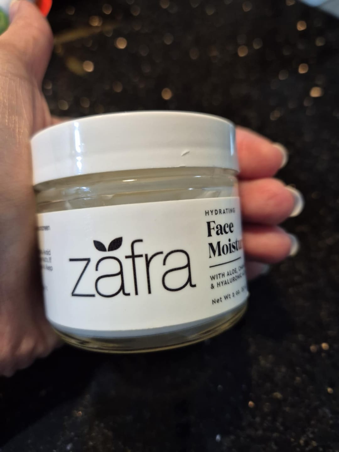 Customer photo review of Zafra Hydrating Face Moisturizer