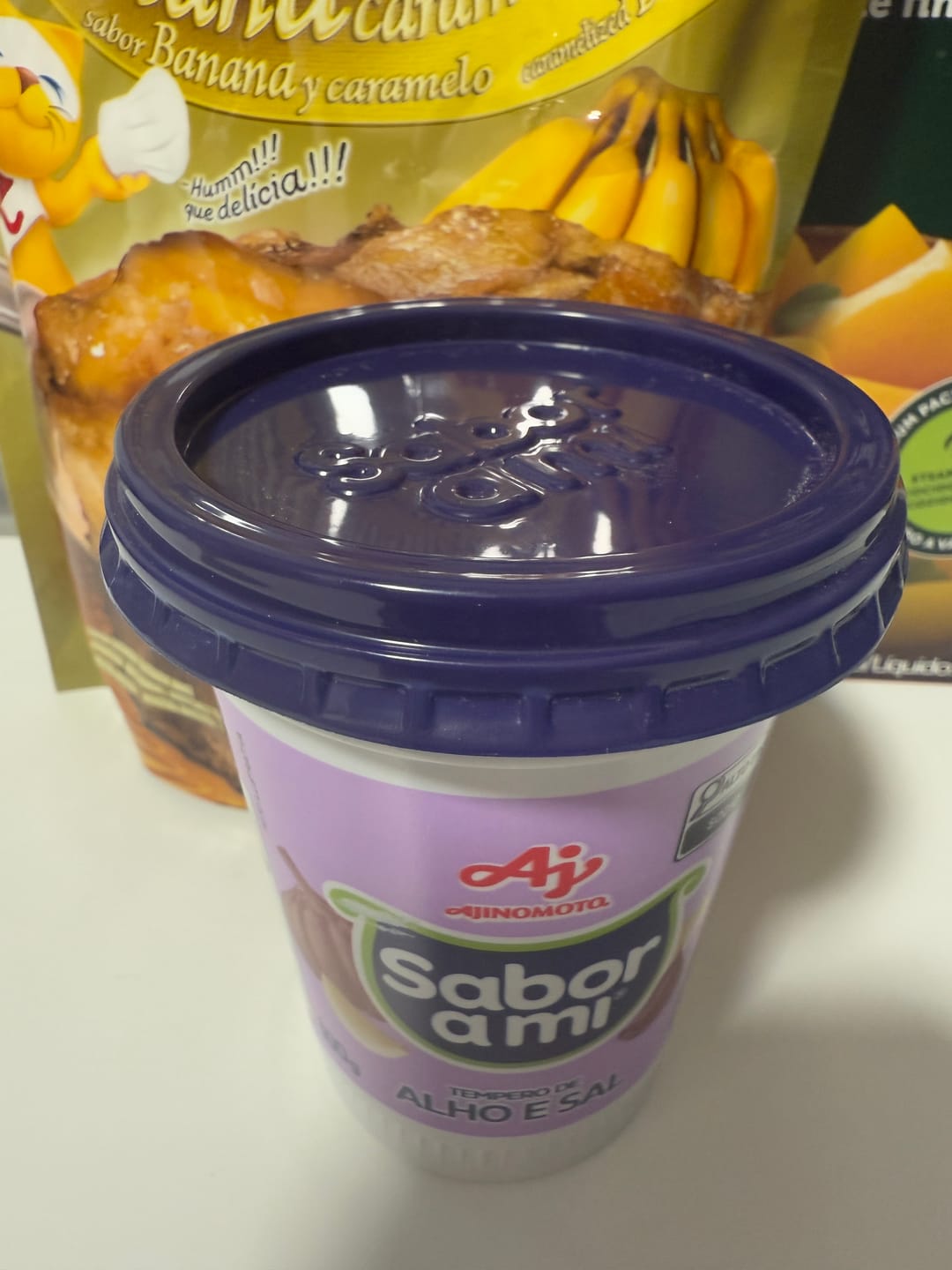 Customer photo review of Massa de Alho e Sal Sabor ami Ajinomoto 300gr.