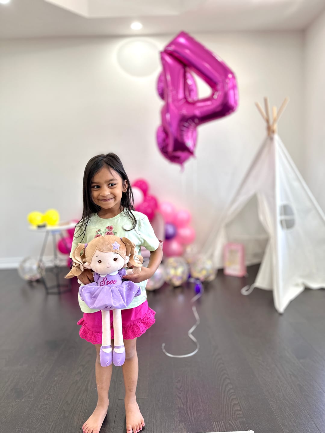 Customer photo review of Personalized Princess Starlet - Purple