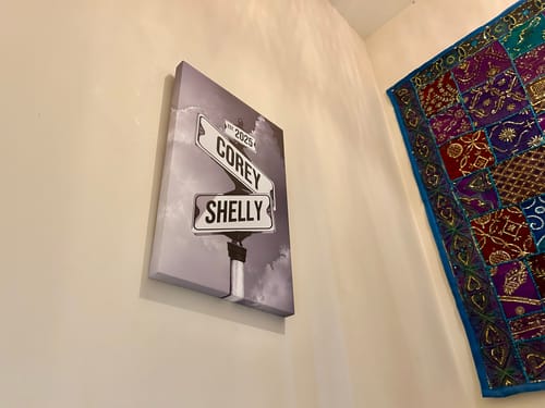 Customer photo review of COUPLES DATE OF LOVE by Cstm Canvas