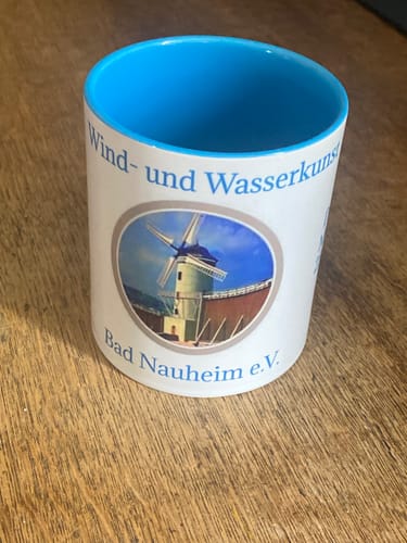 Customer photo review of TassenExpress - Becher Keramik Tasse mit Logo bedruckt 325ml Firmenlogo