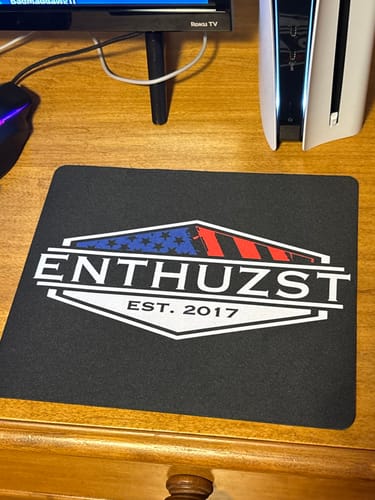 Customer photo review of HOLY GRAIL MOUSE PAD