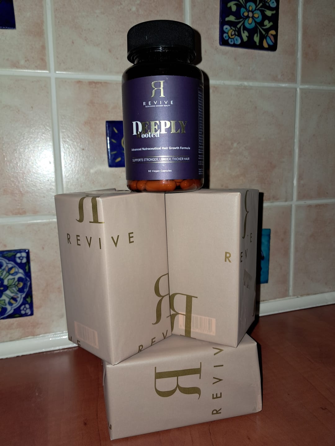 Customer photo review of DEEPLY ROOTED DUO - Advanced Nutraceutical Hair Growth Formula
