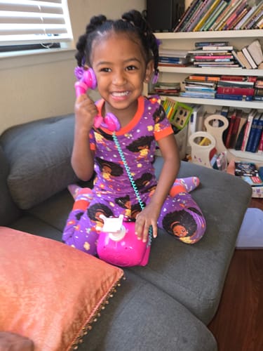 Customer photo review of Tropical Flower Dreams GIRL PAJAMA 2 PC SET SIZE TODDLER 2T - 14