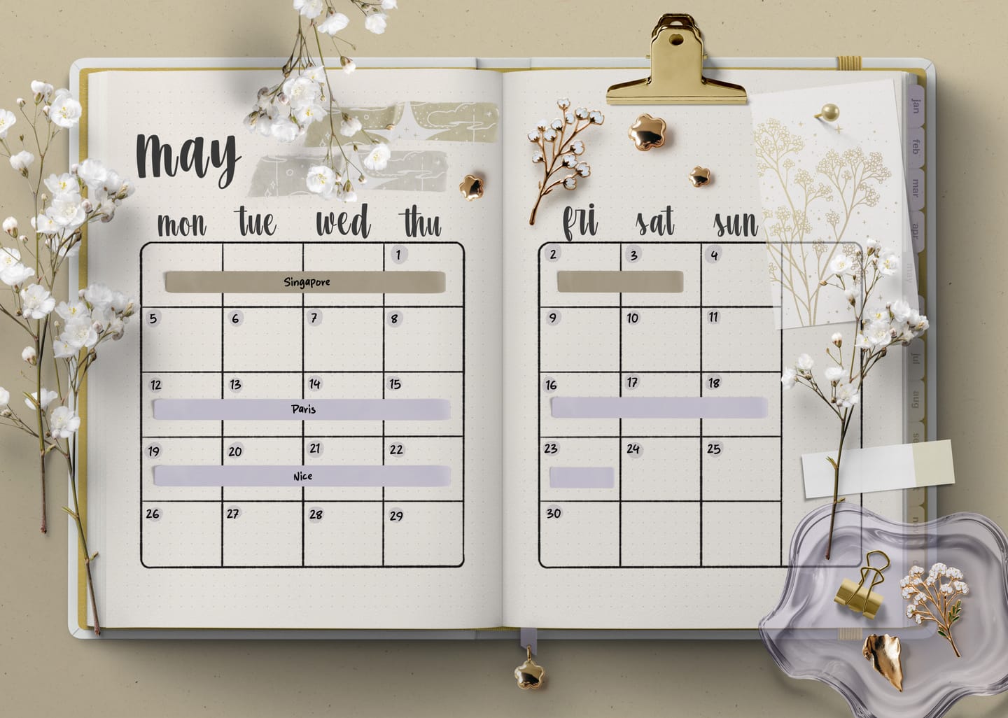 Customer photo review of Digital Bullet Journal - Soft Glow