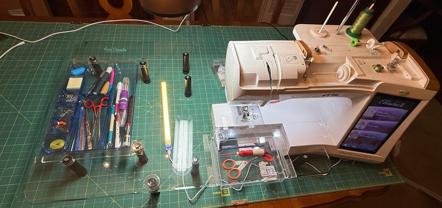 Customer photo review of Grid Gliders - Sew Steady