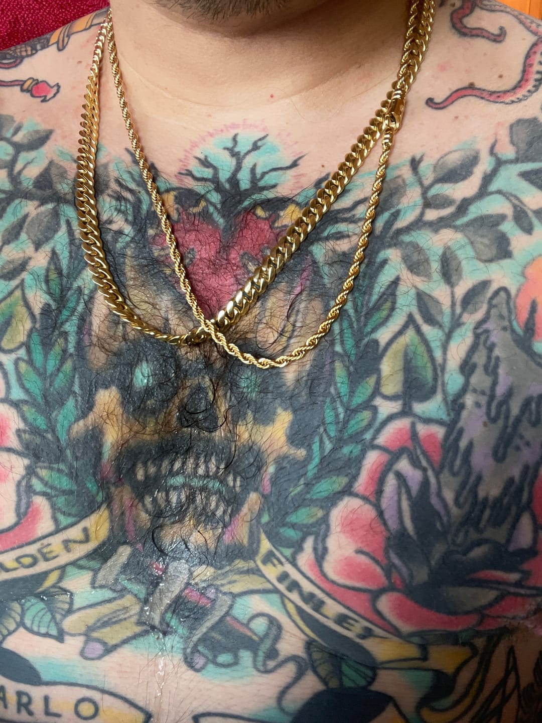 Customer photo review of Premium Rope Chain (Gold) 4mm