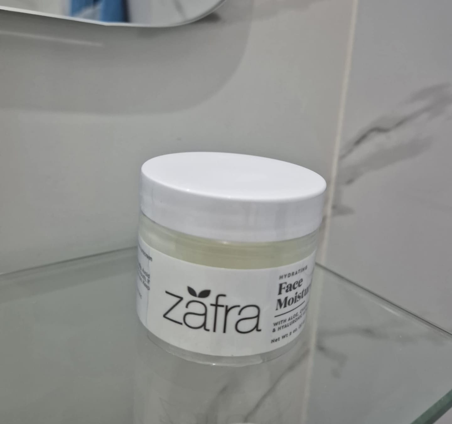 Customer photo review of Zafra Hydrating Face Moisturizer