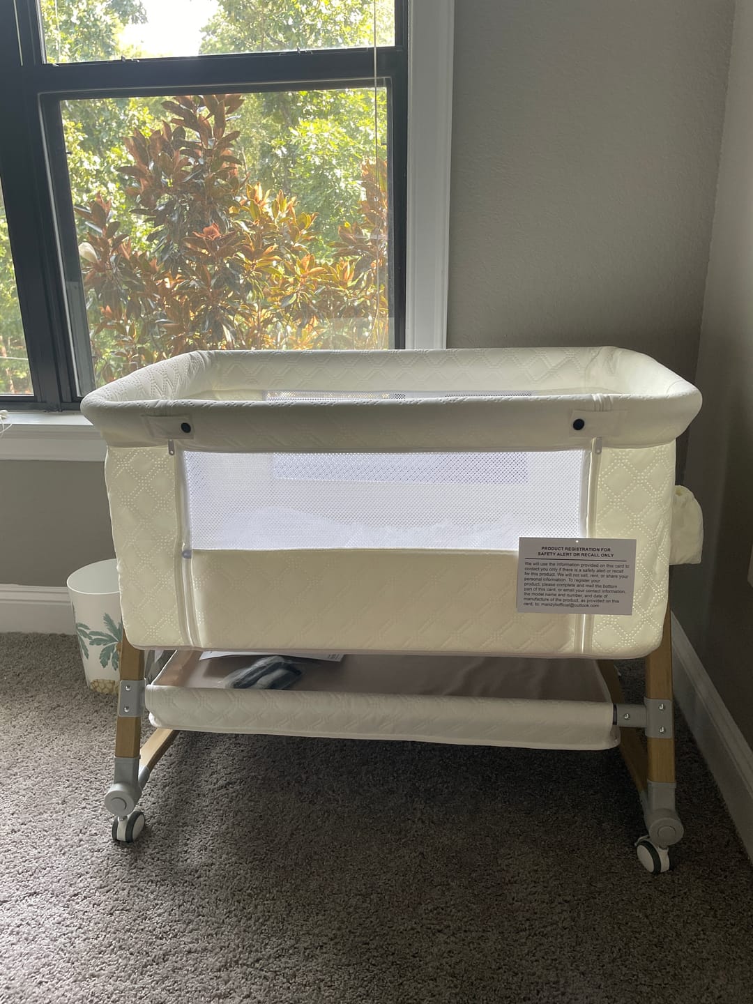 Customer photo review of HARPPA Cuddly | 3-in-1 Baby Bassinet Bedside Sleeper with Mattress + Cover (No Sheet)