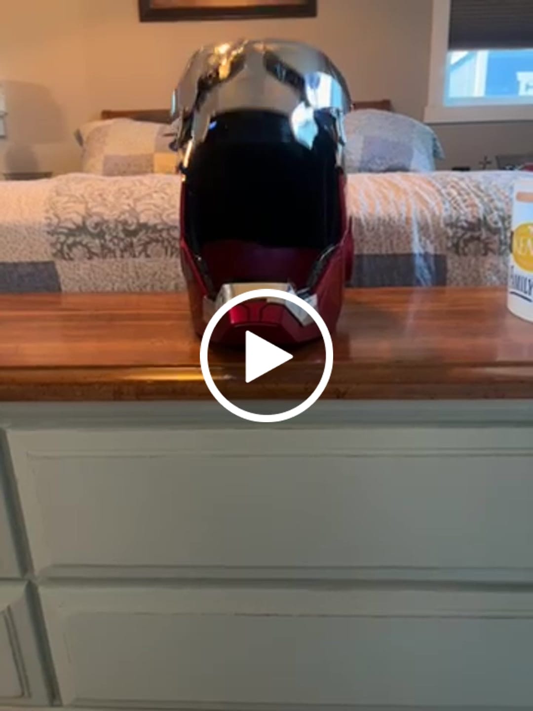 Customer video review of Delivered in 7-14 days | Autoking Mk5 ironman helmet |  Voice Control | 4/8 Multi-piece Opening
