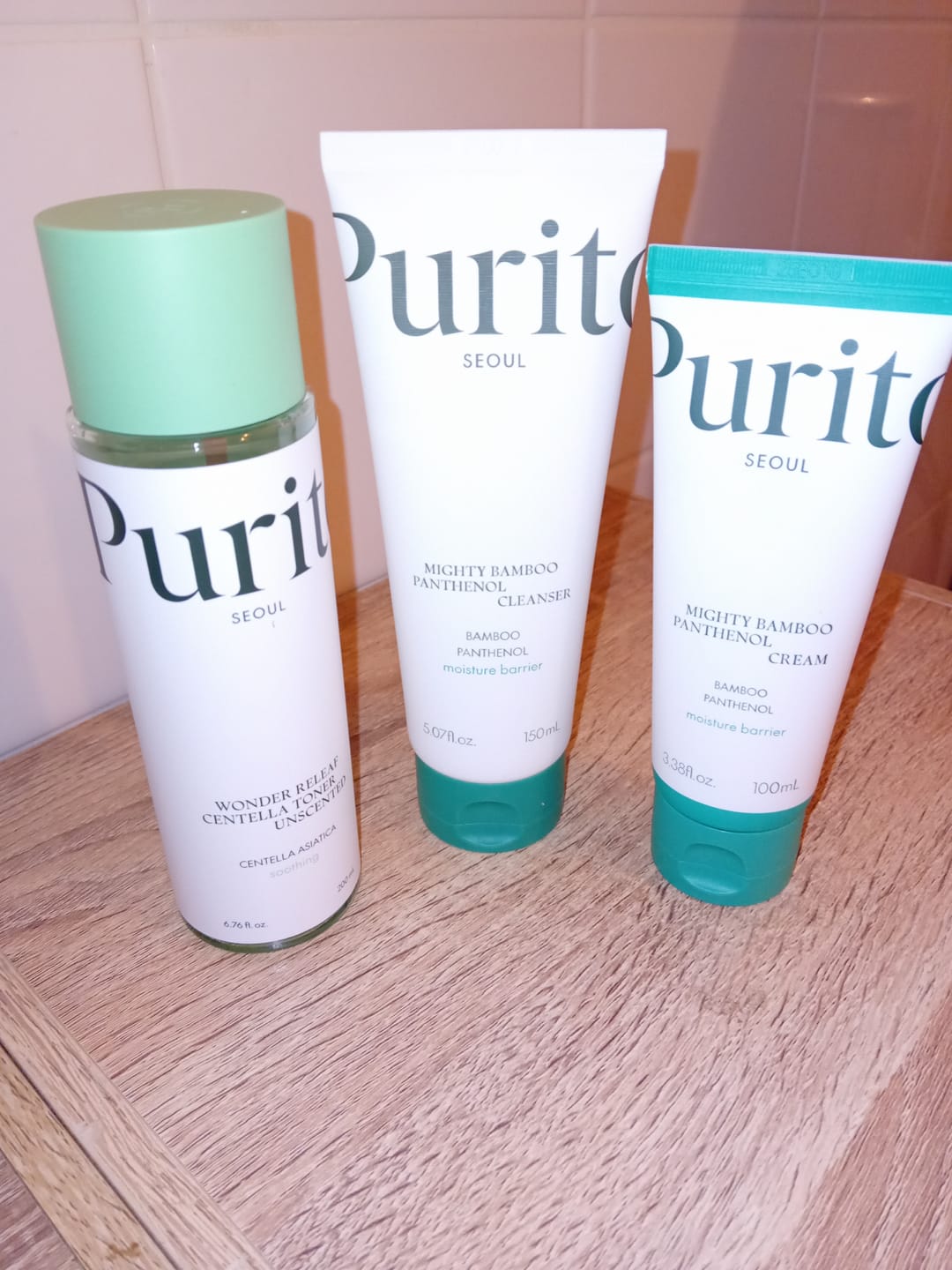 Customer photo review of Purito SEOUL - Crème réparatrice au Panthénol et au bambou - 100ml