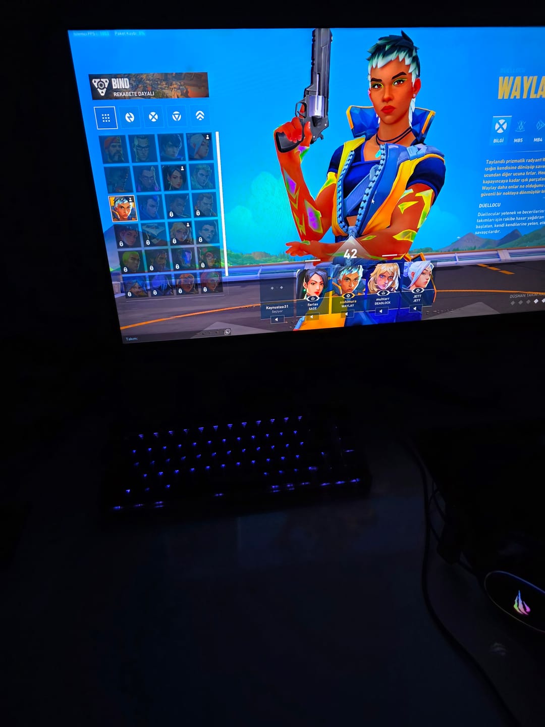 Customer photo review of Wraith W75 V2 [BBL Edition] Klavye (Manyetik Switch / HE)